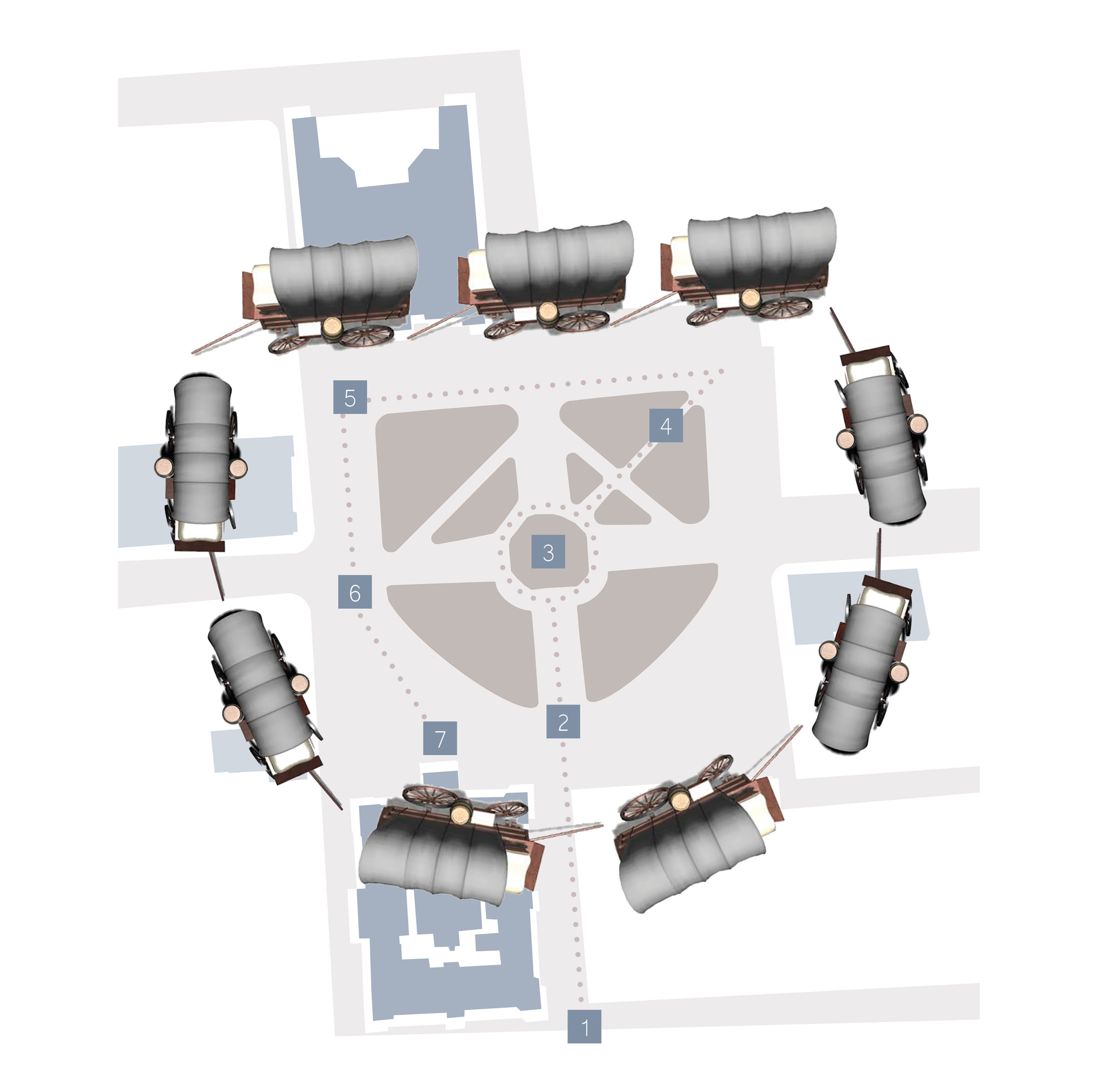 Block 1b_The White Laager_Church Square Map